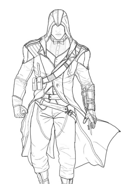 Ассасин раскраска Юнити