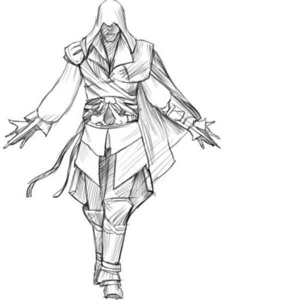 Раскраски ассасин Крид костюмы