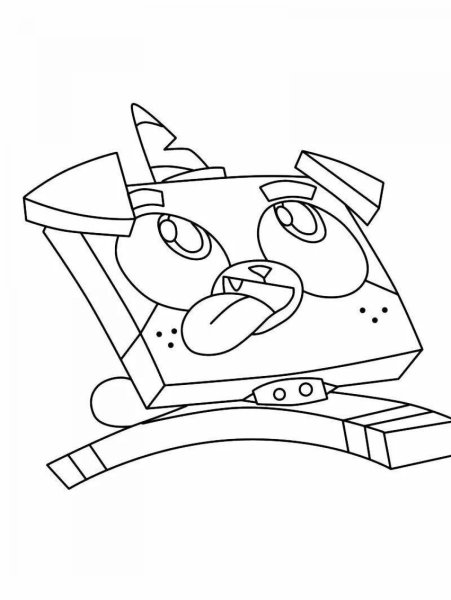 Unikitty раскраска