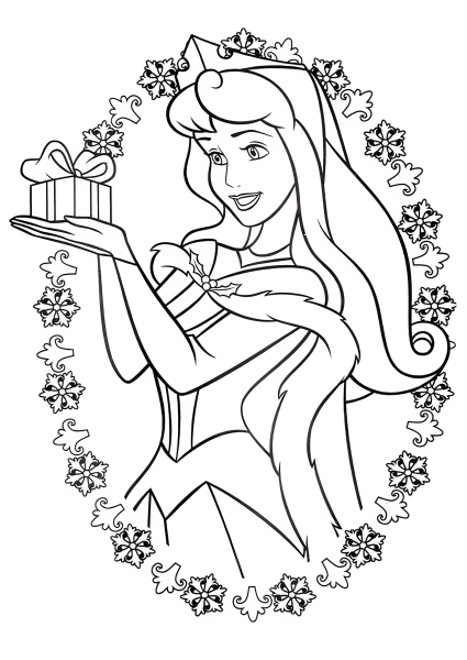 Абалора принцесса Дисней раскраска