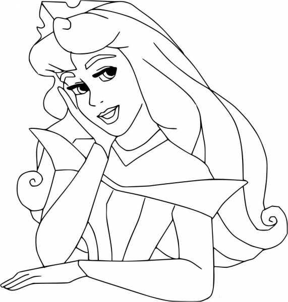 Принцесса Аврора распечатка