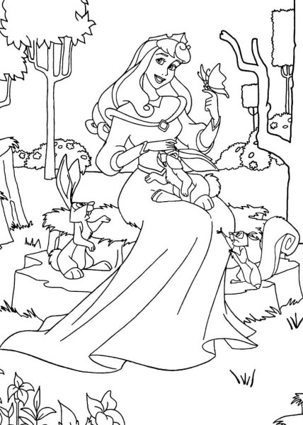 Аврора принцесса Дисней лицо