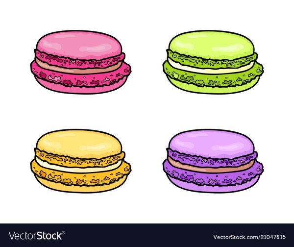 Макаруны рисунок для срисовки