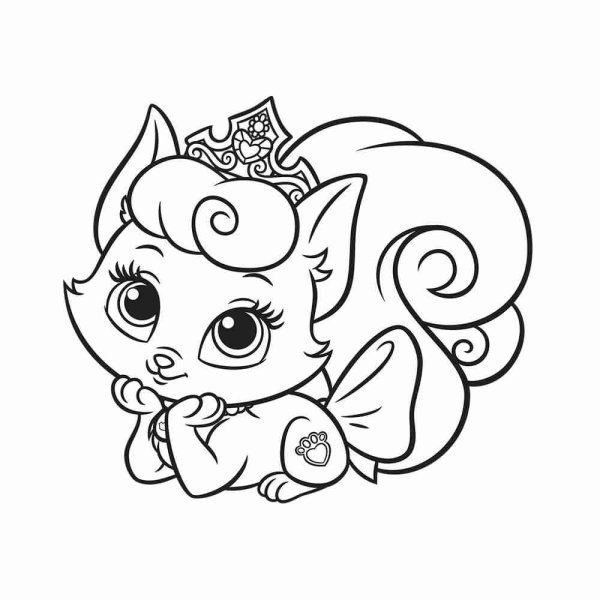 Раскраска. Котики