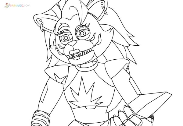 Раскраски АНИМАТРОНИКОВ