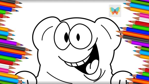 ЖЕЛЕЙНЫЙ медведь раскраска