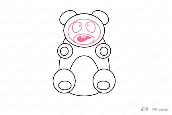 Валера ЖЕЛЕЙНЫЙ медведь разукрашка