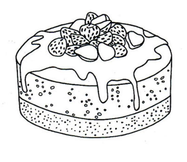 Торт рисунок