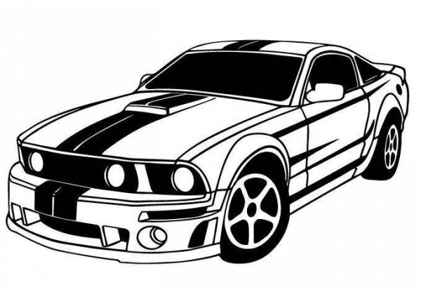 Контур Ford Mustang