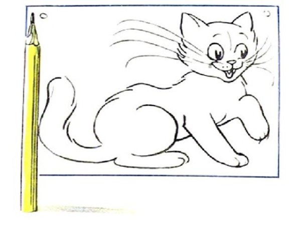 Мышонок и карандаш Сутеев раскраска