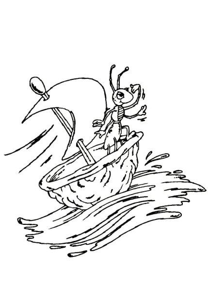 Сказка Сутеева кораблик раскраска