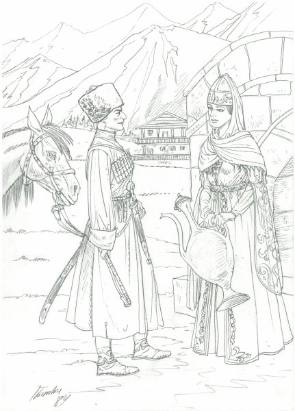 Адыгейские иллюстрации