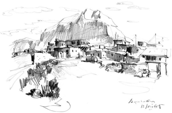 Дагестан аул ,селенья карандаш