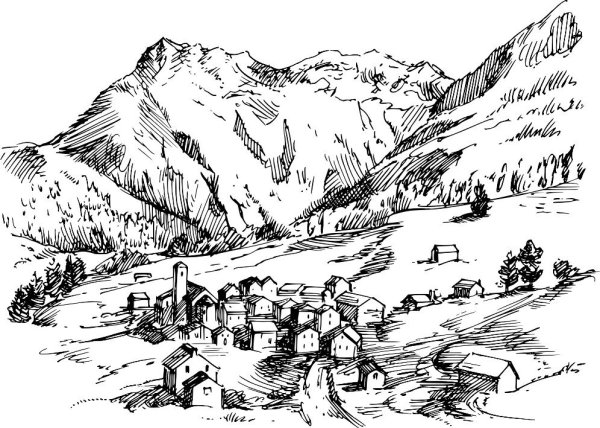 Зарисовки местности