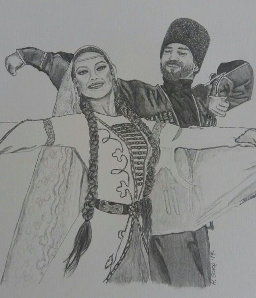 Зарисовки кавказских народов