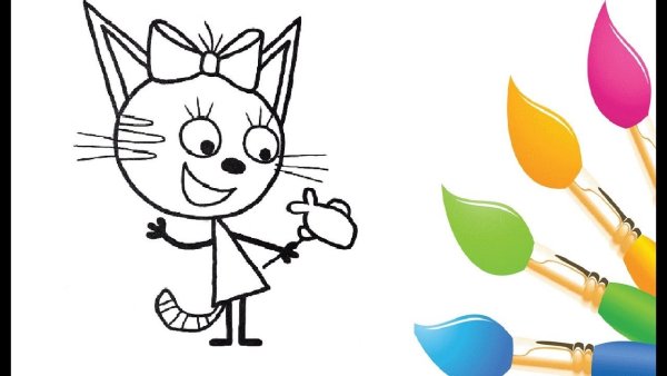 Карамелька раскраска