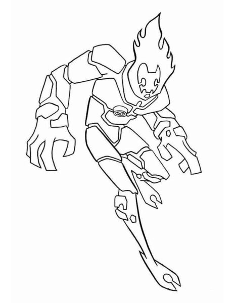 Бен Теннисон раскраска