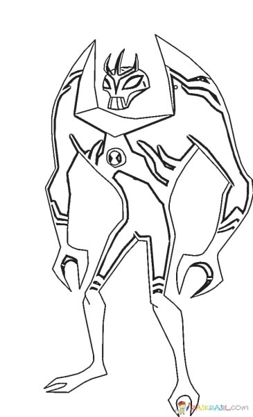 Бен Тен 10 раскраска Бен