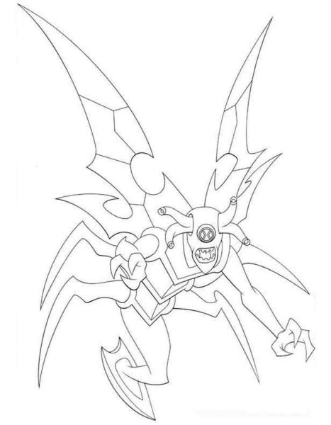 Бен 10 Омниверс раскраска