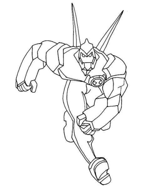 Бен Теннисон 10 раскраска