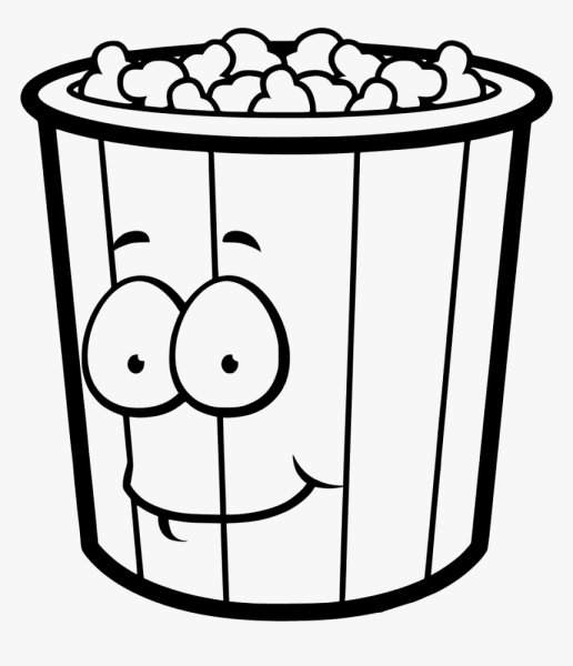 Станачик с попкорн раскраски