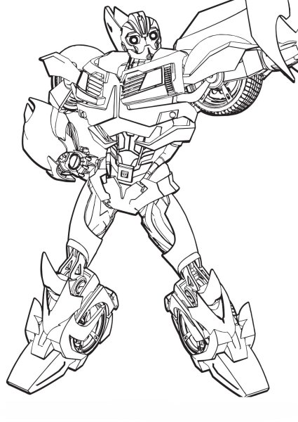 Transformers раскраска Бамблби