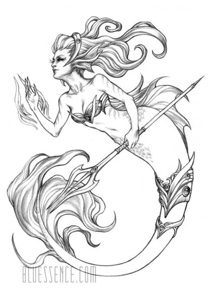 Сирены карандашом