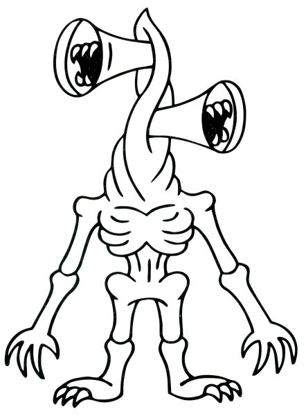 Сирена раскраска для детей