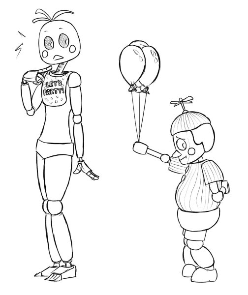 Раскраски АНИМАТРОНИКОВ марионетка