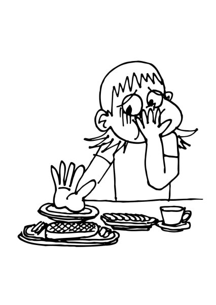 Невкусная еда рисунок