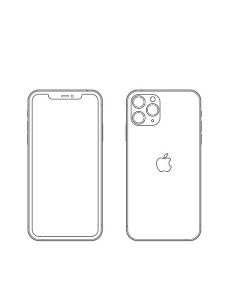 Раскраска iphone 11 Pro Max