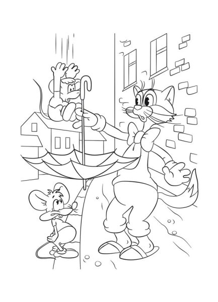 Возвращение блудного попугая раскраска