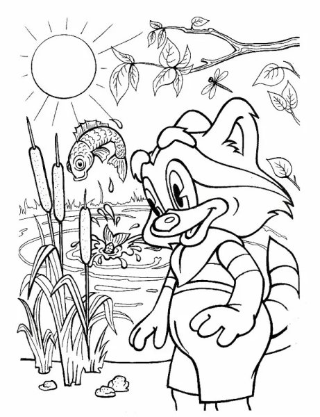 Мультфильмы. Крошка енот