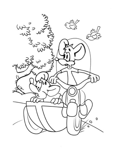 Возвращение блудного попугая раскраска