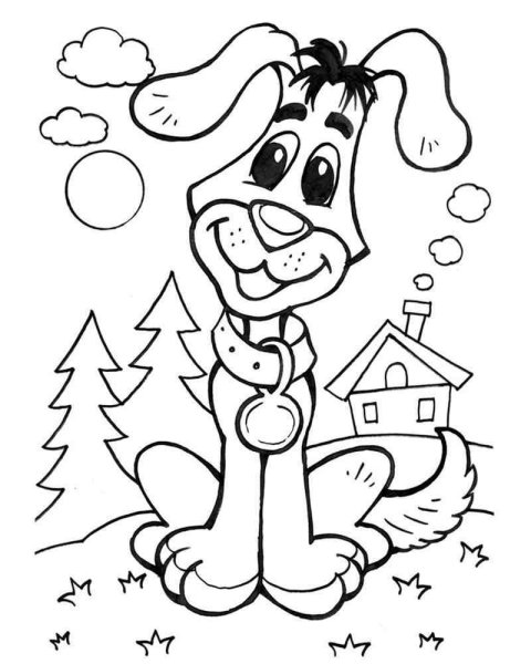 Раскраска персонажей Союзмультфильма для малышей