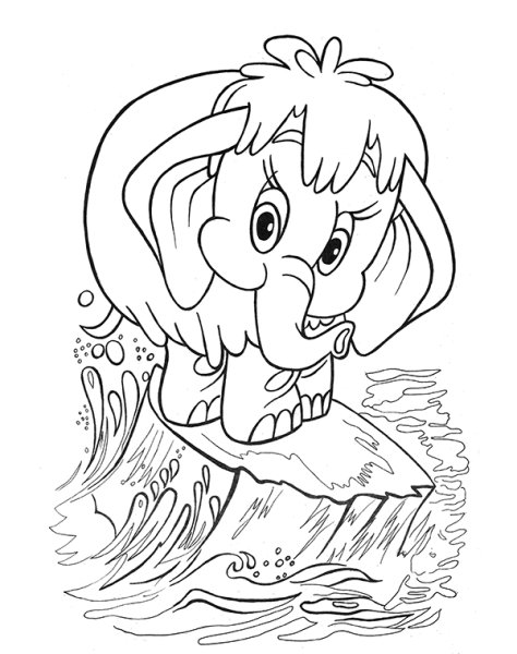 Простоквашино кот Матроскин раскраска