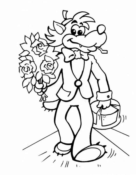 Поросенок Фунтик раскраска для детей