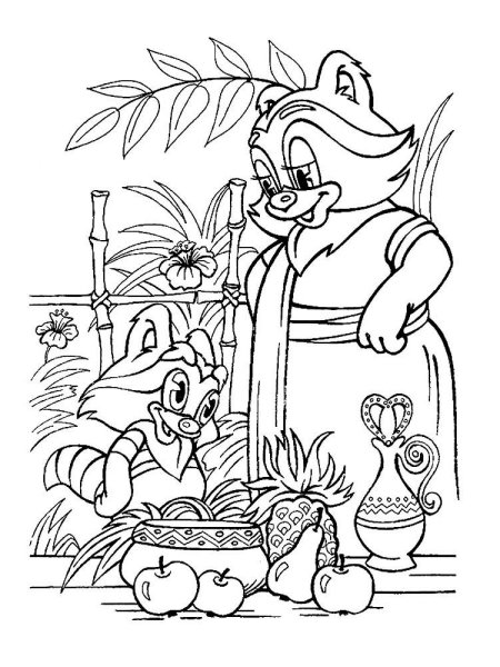 Дюдюка Барбидокская раскраска