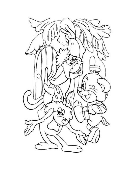 По дороге с облаками раскраска для детей