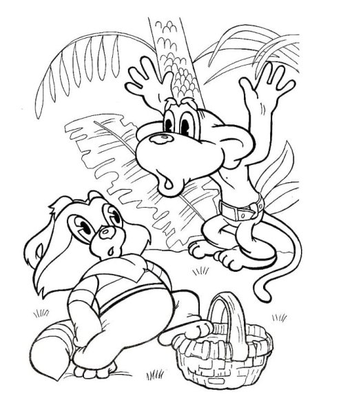 По дороге с облаками... Раскраска