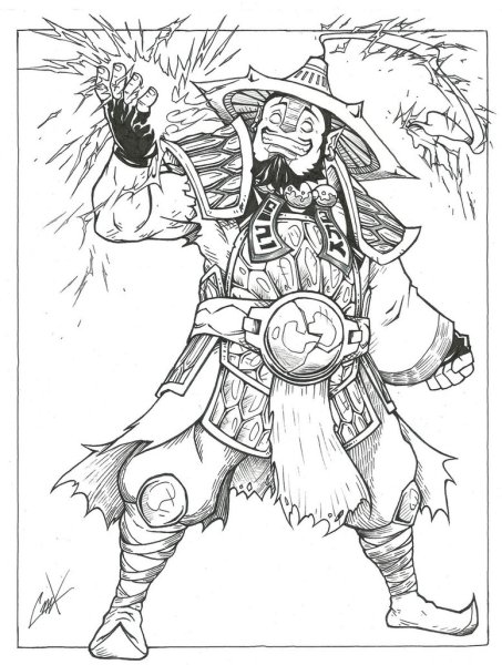 Ember Spirit Dota 2 рисунок