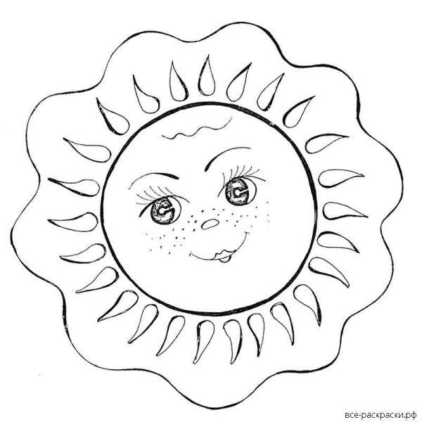 Раскраска Масленица для детей