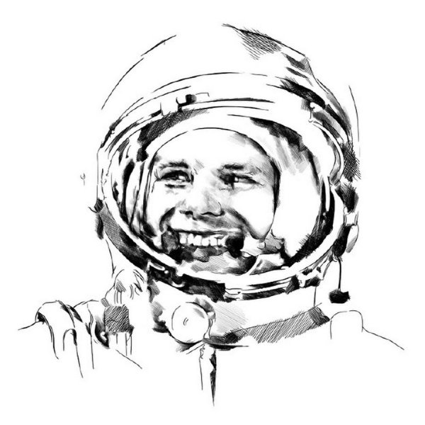 Гагарин портрет