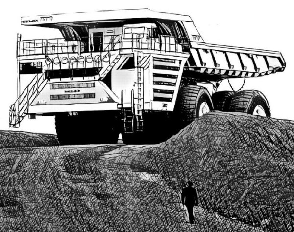 БЕЛАЗ-75710 чертежи