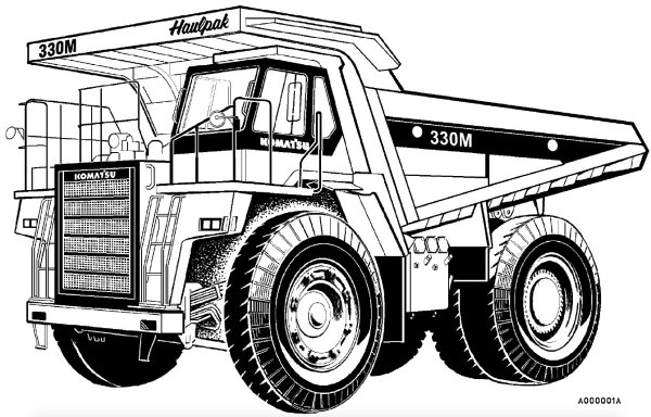 БЕЛАЗ-75710 самосвал раскраска