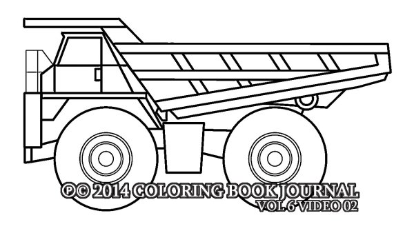 Раскраски для мальчиков БЕЛАЗ