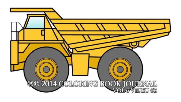 Рисунок БЕЛАЗА карандашом