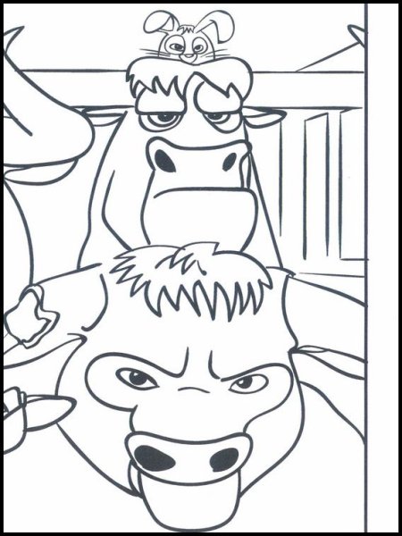 Вальенте и Фердинанд раскраска