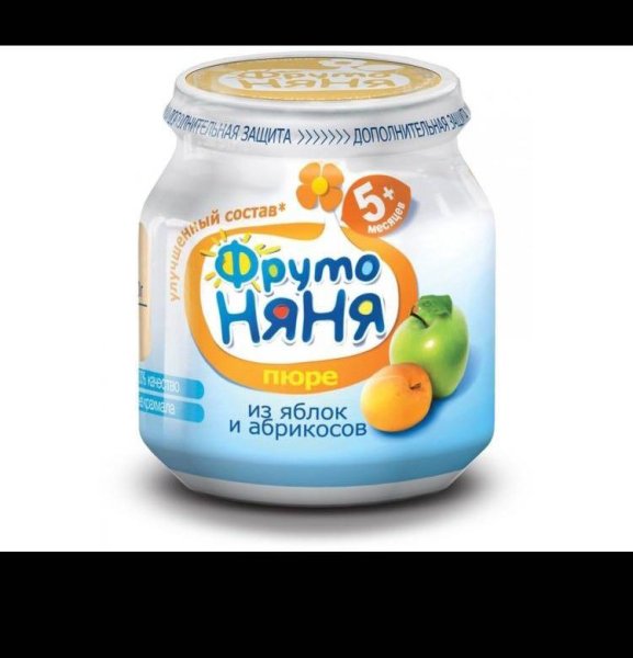 Пюре ФРУТОНЯНЯ яблоко банан 100г