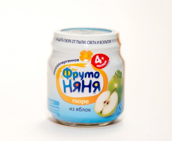Пюре "ФРУТОНЯНЯ" яблоко натуральное детское питание с/б 250гх12